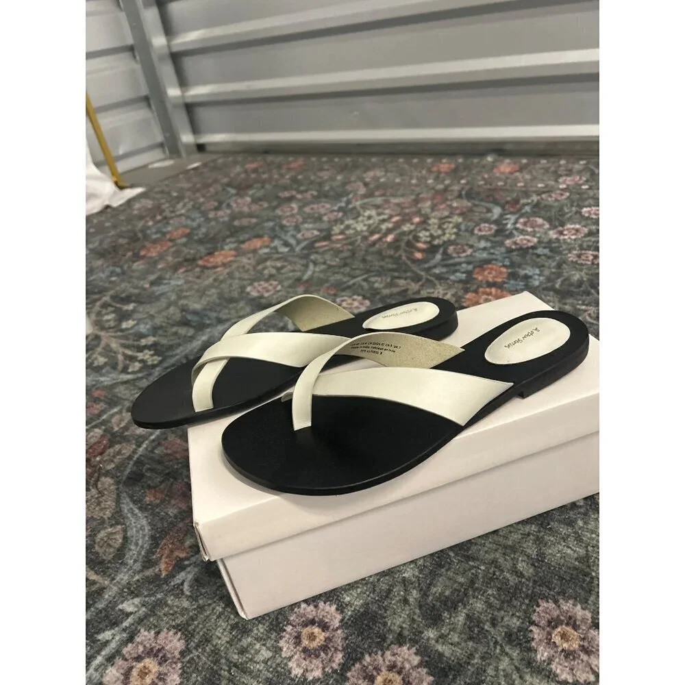 & OTHER STORIES Sana Flat White Womens Size US 10